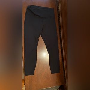 Black HR wunder train lululemon leggings